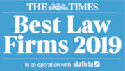 The Times Best Law Firms 2019 Award